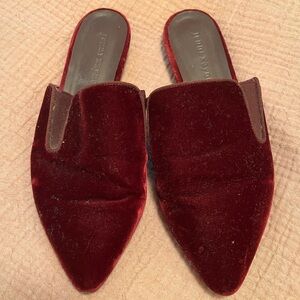 Jenni Kayne Velvet D’Orsay slides, sz 37